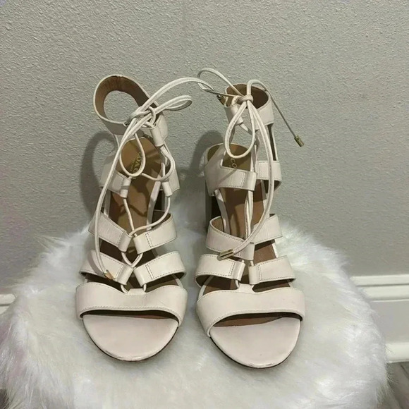 COACH Larissa Lace-Up City Gladiators Chunky Heel Sandals - Picture 2 of 5